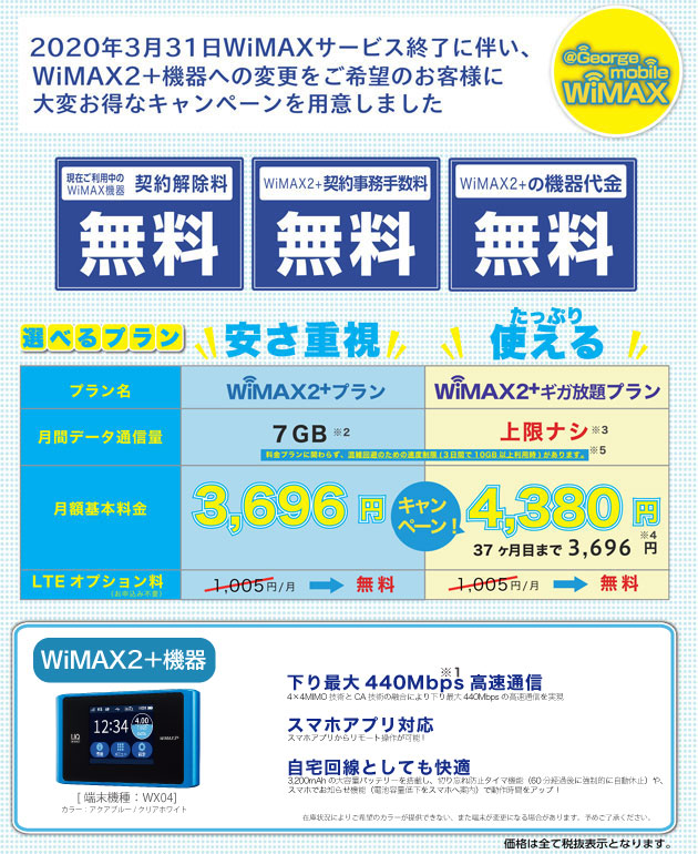＠George mobile WiMAX