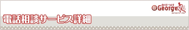電話相談サービス詳細