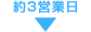 約3営業日