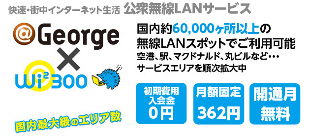 ＠George × Wi2 300